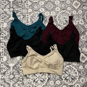 Set of Five Nursing Bras